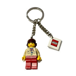 Vtg Lego Minifigure Adventurers Orient Expedition Pippin Reed Helmet Key Chain